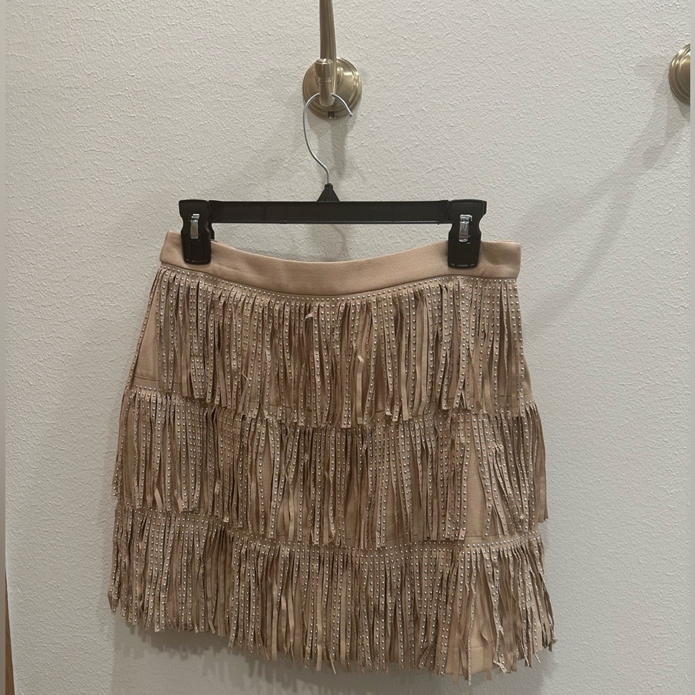 VICI studded fringe skirt